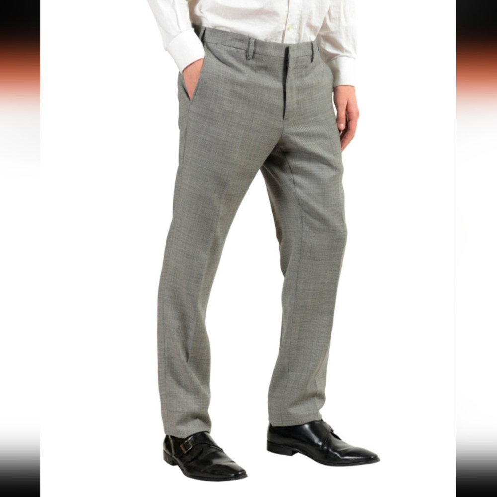 Versace Collection Mens Suit Set White & Lt Gray … - image 4